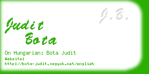 judit bota business card